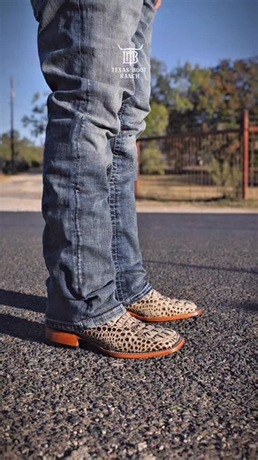 A Closer Look At Our NEW Desert Caiman Neck Boots For ONLY $129.99!!🐊🏜️Available EXCLUSIVELY At TEXASBOOTRANCH.NET | Texas Boot Ranch