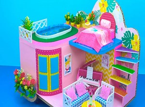 15M views · 384K reactions | DIY Miniature Cardboard House | DIY Barbie | Facebook