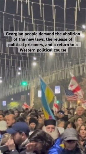 one year of resistance by Georgian people 🇬🇪✊🍷