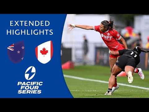 WHAT A MATCH 😱 | New Zealand v Canada | Pacific Four Series 2025 | Extended Highlights