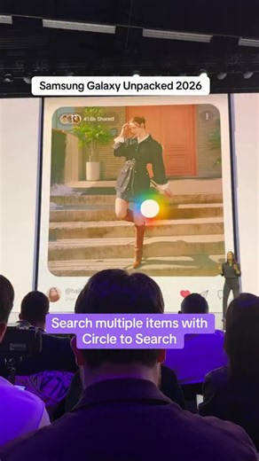Samsung showed off the capability to search multiple items in Google Circle to Search on the Galaxy S26 Ultra #samsung #galaxyunpacked #mobile #s26ultra | CNET