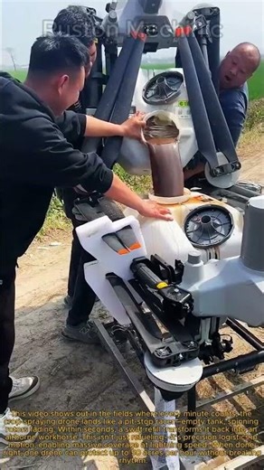 Efficient Crop Protection: Fast-Filling the drone for 50-Acre-Per-Hour Coverage