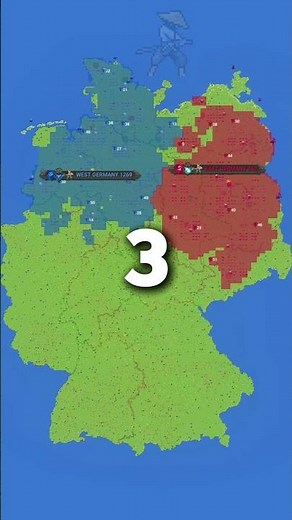 WEST GERMANY vs EAST GERMANY - WorldBox