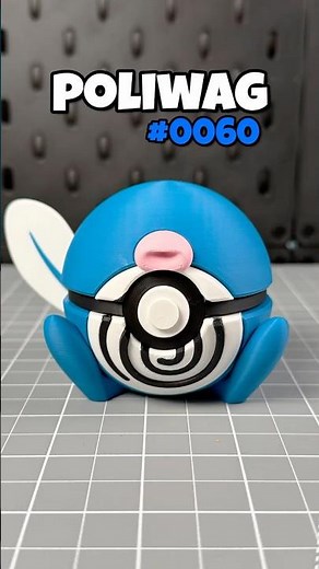 3D Printing Poliwag — Day 6 of the Pokédex Challenge