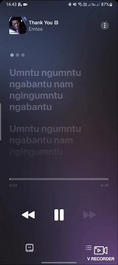 Emtee Thank You Lyrics Video