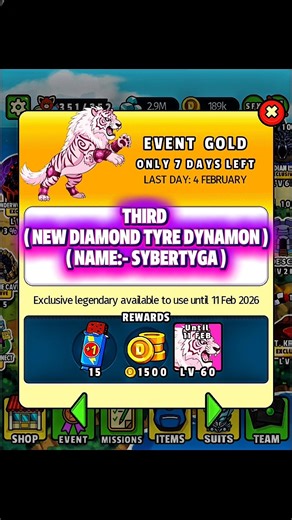 New Update 1.12.35 Add New Diamond Tyre Dynamon 😍 In Dynamons World||#dynamonsworld#dynamon#shorts