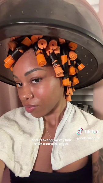 I learned so much about my hair & myself along the way 🥰 Set your hair goals depending on you, your lifestyle, & your hair goals. Take care ✨ #lengthretention #lengthretentiontips #blackgirlhairstyles #fyp #hairgrowthtips