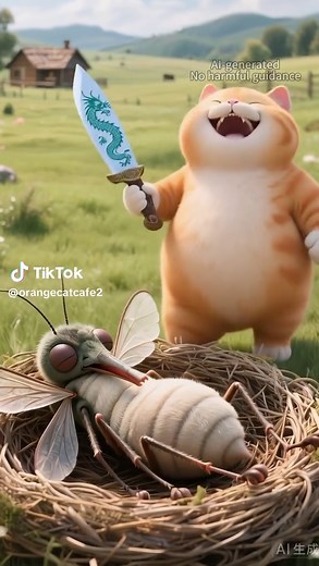 Funny Orange Cat Moments in Cartoons