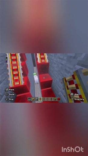 how to make a working escalator #minecraft #gaming