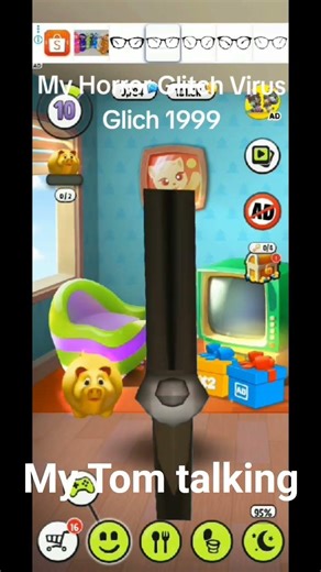 My horror Glitch Virus Glich 1999 My tom talking