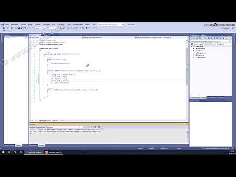 C# Tutorial deutsch Teil 2 Variablen verwenden string, char, int, double | Texte zusammensetzen