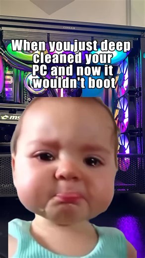 OrdinaryTech on Instagram: "who else went through this pain 😭 🖥️ custom PCs • rebuilds • maintenance 🌐 ordinarytech.ca #PCBuild #PCRepair #GamingPC #TechFails #PCSetup"