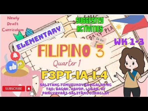 FILIPINO 3 Quarter 1 - Salitang Dinaglat