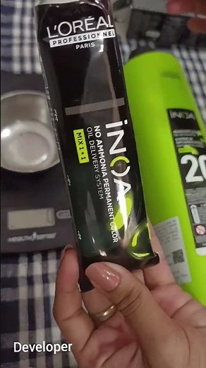 How to mix inoa hair color at home#hair color#besthaircolor#haircolor