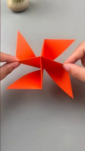 📌 Origami Pinwheel That Really Spins! 🌬️✨ #Shorts #PaperCrafts #Pinwheel