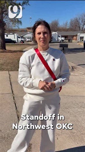 News 9’s Deanne Stein is live on the scene in Northwest Oklahoma City. OKC police say a domestic assault led to a large-scale response near NW Expressway and Council Road, with three children still inside the home. Follow the latest updates on News9.com | KWTV - NEWS 9