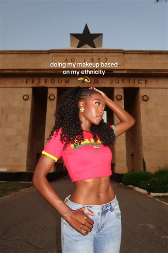 doing my makeup based on my ethnicity 🇬🇭💫 I definitely need to try more looks but how’d I do?🙈 and HAPPY GHANA MONTHHHH!! Let the celebrations begin 🥳🇬🇭💫 Products used 👇🏾 brows: @Benefit Cosmetics foundation: @Haus Labs concealer: @Too Faced blush: @Rare Beauty lips: @NYX Professional Makeup @Fenty Beauty mascara: @tarte cosmetics eyeshadows: @Juvia’s Place @Makeup By Mario inspo picture: @Vanessa Gyimah #makeuptutorial #makeuphacks #makeupchallenge #ghanatiktok🇬🇭 #ghana