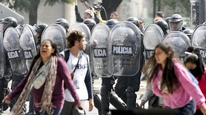 Argentina's police step up their response to growing anti-government protests