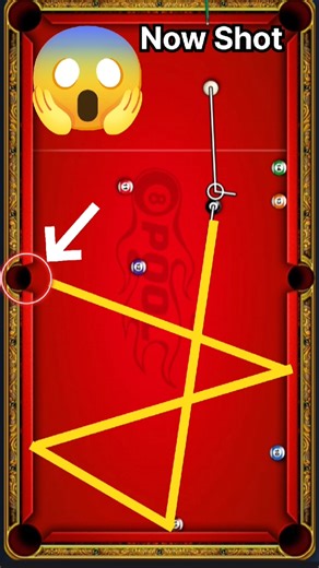 Now Shot 😱 | Impossible 8 Ball Pool Trick Shot 🔥🎱 #shorts #8ballpool