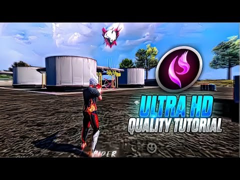 Free fire Ultra HD video Quality Tutorial ⚙️ | FF High quality tutorial 😱