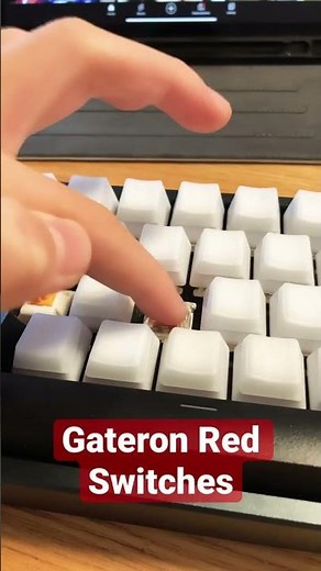 Glorious Pandas vs Gateron Red Switches | Sound Test 🔊
