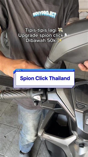 Biar ga disangka vario bapak, upgarde tipis murah dengan spion click thailand, tampilan jadi thai look eye catching 👀✨💫 #spionvariasi #spionclick #spionthailand #spionvario #spionviral