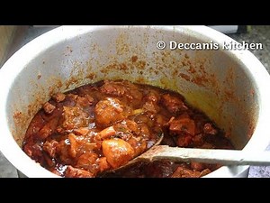 Hyderabadi Shadiyon Wala Red Chicken masala Making For 40 people