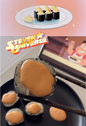 Delicious Snack Sushi Recipe Inspired by Steven Universe