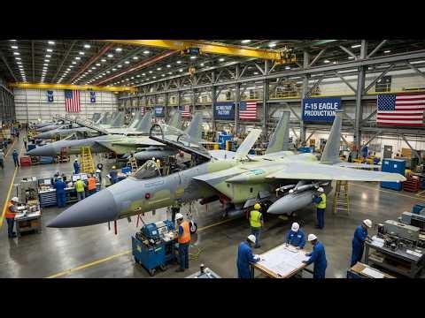 Inside the Factory: The Full Build Process of the $133M F-15 Eagle Fighter Jet