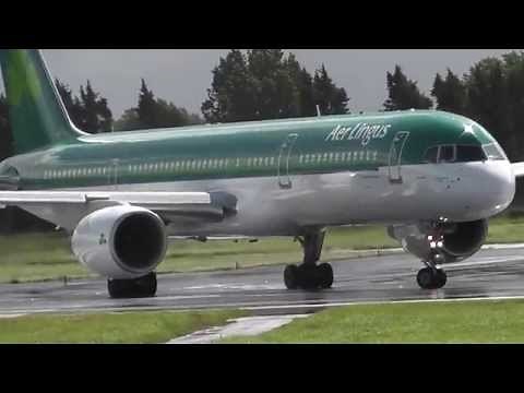 Aer Lingus Boeing 757-208 Takeoff at Shannon