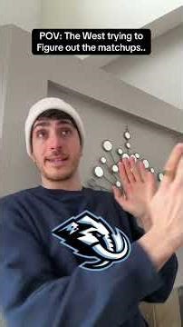 1 game to go & only 1 matchup set in the west.. 👀 #hockey #NHL #nhlplayoffs #pov