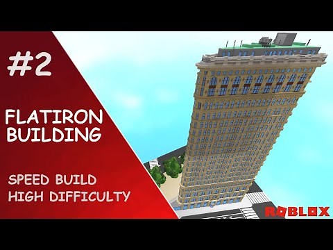 ROBLOX STUDIO SPEED BUILD / FLATIRON BUILDING #2