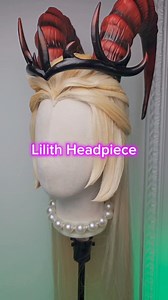 finished my lillith costume! turorial will coming soon!:3 . . . #hazbinhotel #hazbinhotelcosplay #wigtutorial #handmade #foam #worbla #crown #cosplay #hazbinhotellilith #wigmaker #cosplaywig #hazbinhotelwig #lilith #anime #comic | Erza - Cosplay