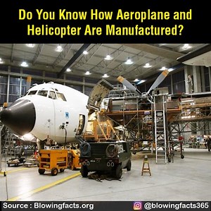 240K views · 7.5K reactions | Do You Know How Aeroplane & Helicopter Are Manufactured ? | Facts that will blow your mind | Facebook