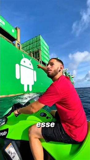 Encontrei um CONTÊINER do Android com um BONECO ANDROID dentro #android #bonecos #container