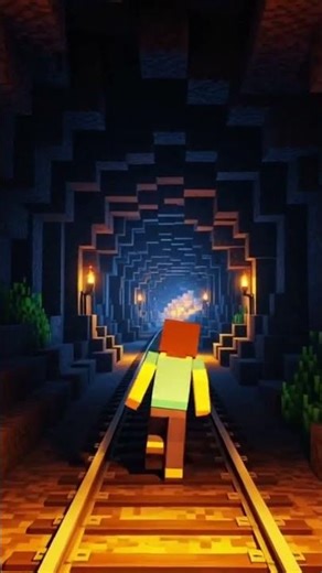 Into the Depths – A Cinematic Minecraft Mining Adventure🔥#shorts#minecraftshorts