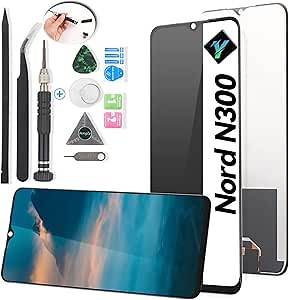 YWLRONG Screen Replacement for Oneplus Nord N300 5G LCD Display Touch Screen Digitizer Assembly with Tools(Black)