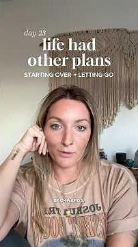 Life Lessons Starting Over Again