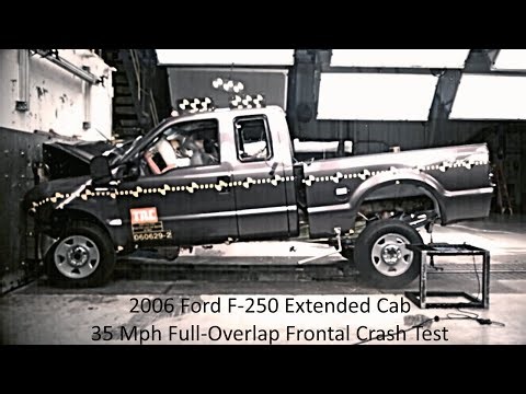 2006 Ford F-250 Extended Cab 35 Mph Full-Overlap Frontal Crash Test