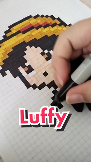 Pintando a Luffy en Pixel art
