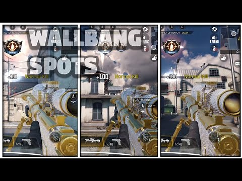 STANDOFF MAP - BEST SECRET WALLBANG SPOTS | CALL OF DUTY MOBILE TIPS AND TRICKS