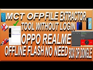 MCT OFP Extractor Tool Without Login - OPPO & Realme Firmware Free
