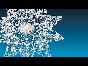 Quilling Star 24 - The Star of Gråsten