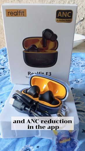 Realfit F3 ANC Bluetooth Earbuds - Enhanced Sound & Noise Cancelling