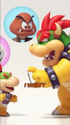 Wait, Did Bowser actually LAUGH at Kamek?! 😨 #supermario #bowserjr #nintendo #mario
