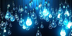 Light Bulbs Background