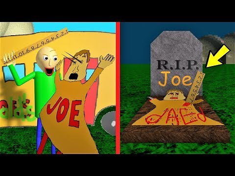 RIP JOE?! * PREQUEL to Guess Who Oofed BALDI?! [All Endings] | Baldi's Basics: Don't Ask Who Joe is