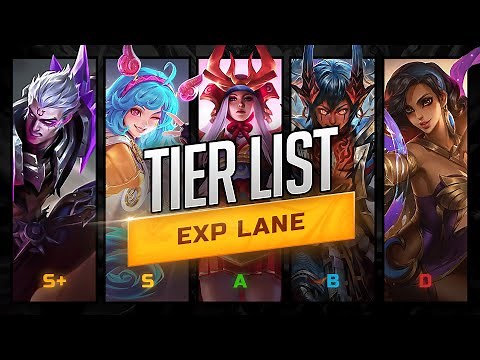 Best EXP LANE Heroes TIER LIST + Updated Item & Emblem Builds