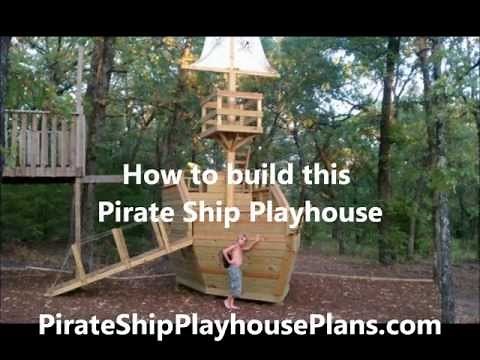 How to Build a Pirate Ship Playhouse