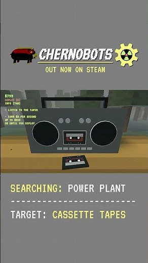 New Steam Horror Games 2026 - Chernobots - Found Cassette Tape Audio Logs in Chernobyl #shorts #pc